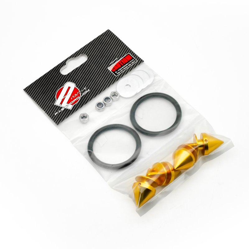 Car front fork bumper hatch cover quick release fastener alloy nut
