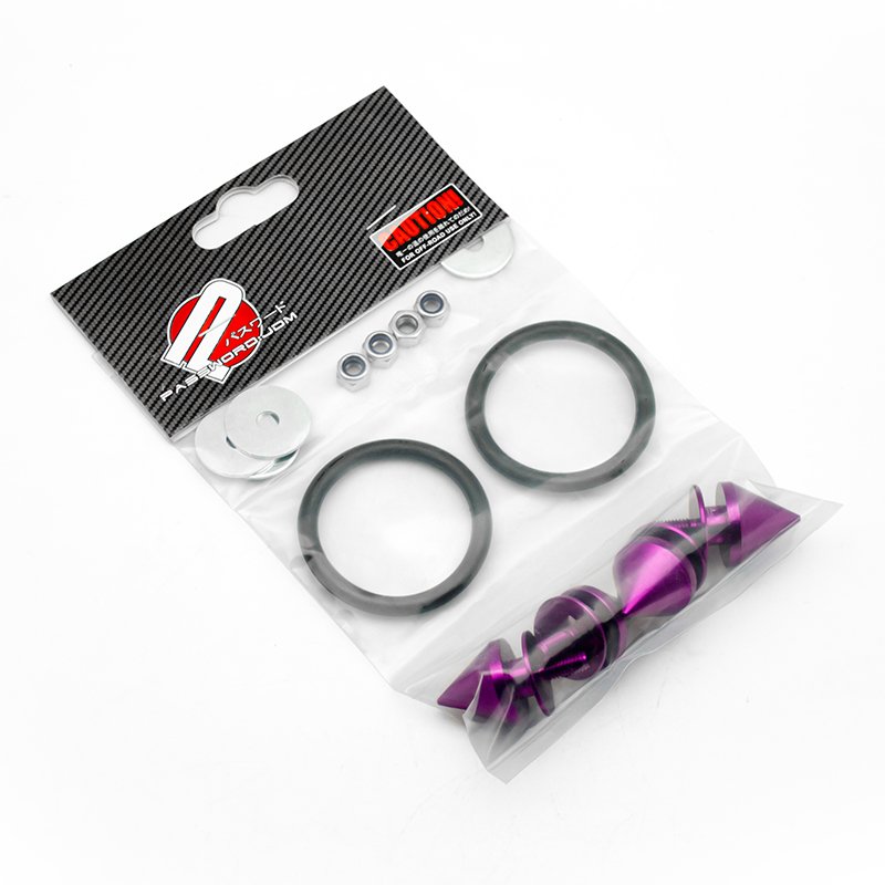 Car front fork bumper hatch cover quick release fastener alloy nut