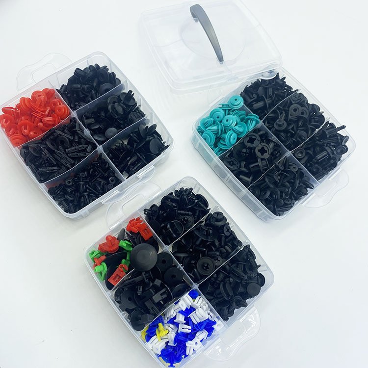 680 PCS Car Clips Push Retainer Bumper Fastener Bumper Fender Liner Compatible Clips and Plastic Rivet for Cars Making
