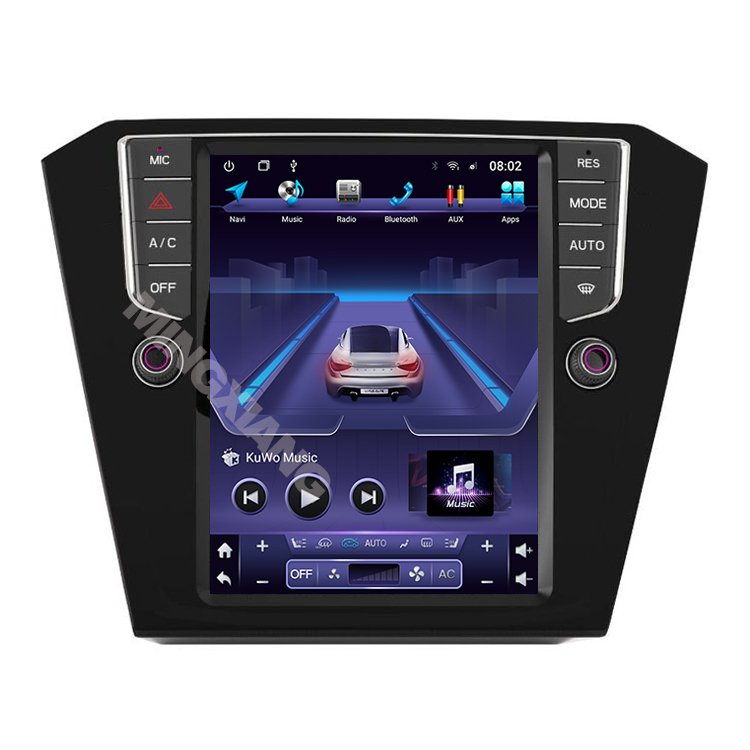 Vertical Style 10.4'' Android Navigation Touch Screen Player for VW Passat 2016-2018 Radio Screen Car Multimedia Player