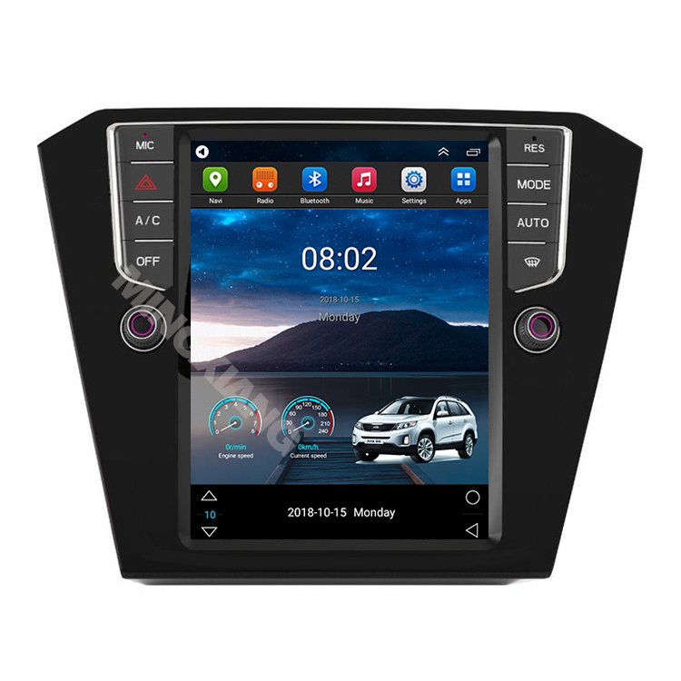 Vertical Style 10.4'' Android Navigation Touch Screen Player for VW Passat 2016-2018 Radio Screen Car Multimedia Player