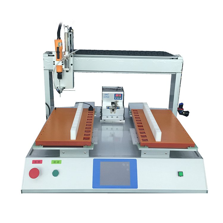 LED bulb mobile phone assembly Automatic Locking Screw Machine With Single Platform Vacuum Suction type Screw fastening machine dispens glue