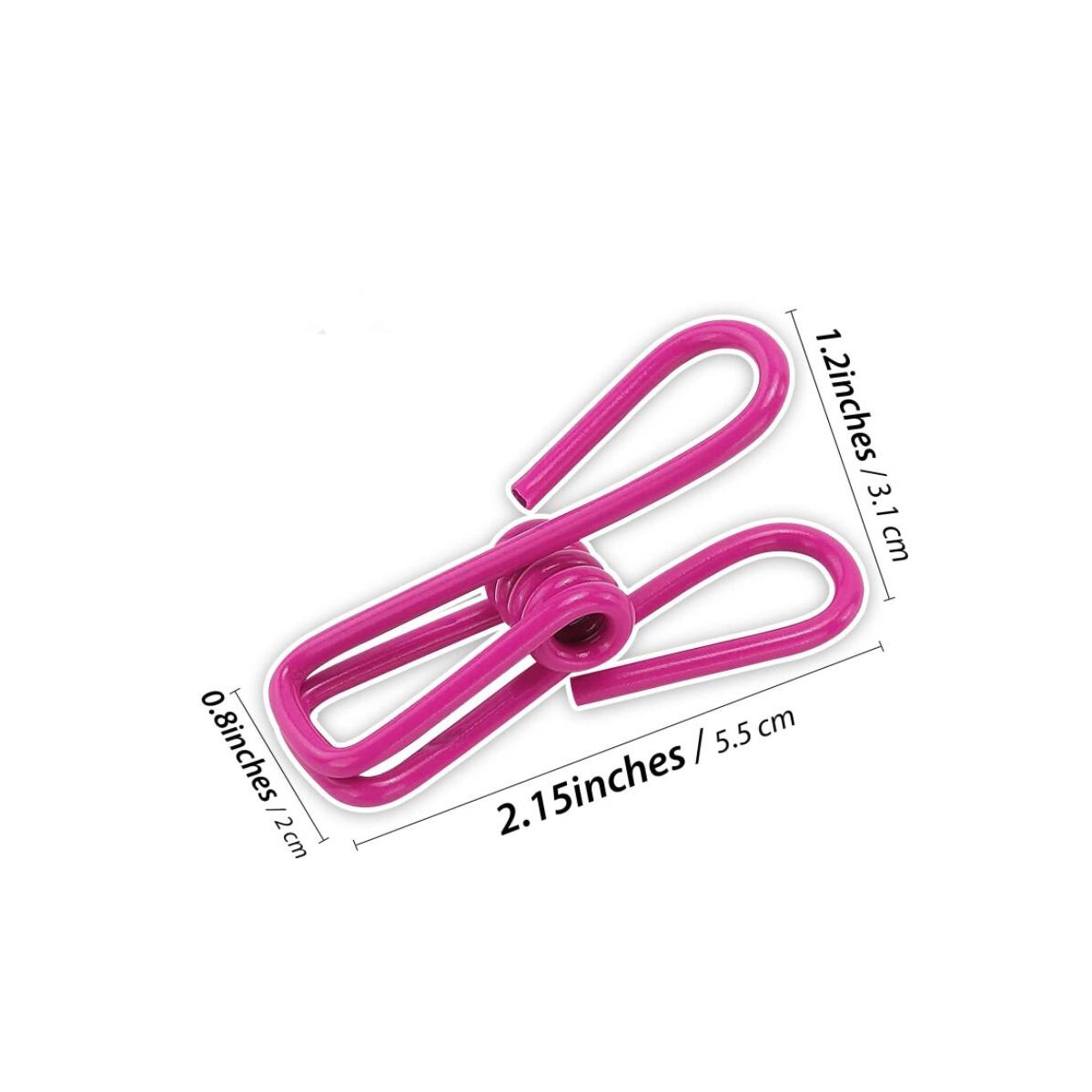 DYMACHINE Stainless Steel Spring Clips for Sealing Clothing Fastener Small Springs Clips