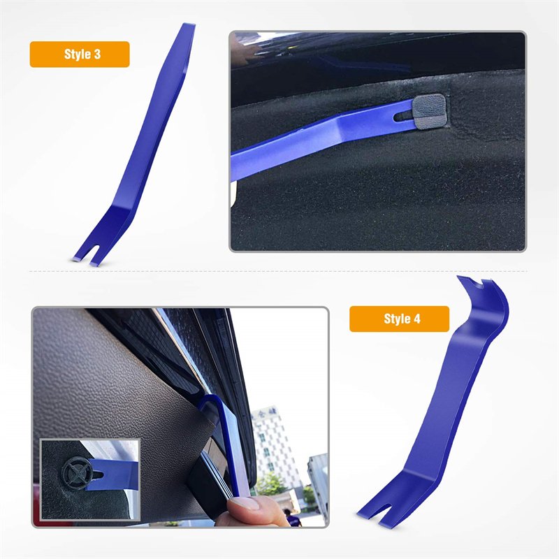 Wholesale 5PCS Auto Trim Removal Tool Kit No-Scratch Pry Tool Kit for Car Door Clip Panel & Audio Dashboard Dismantle