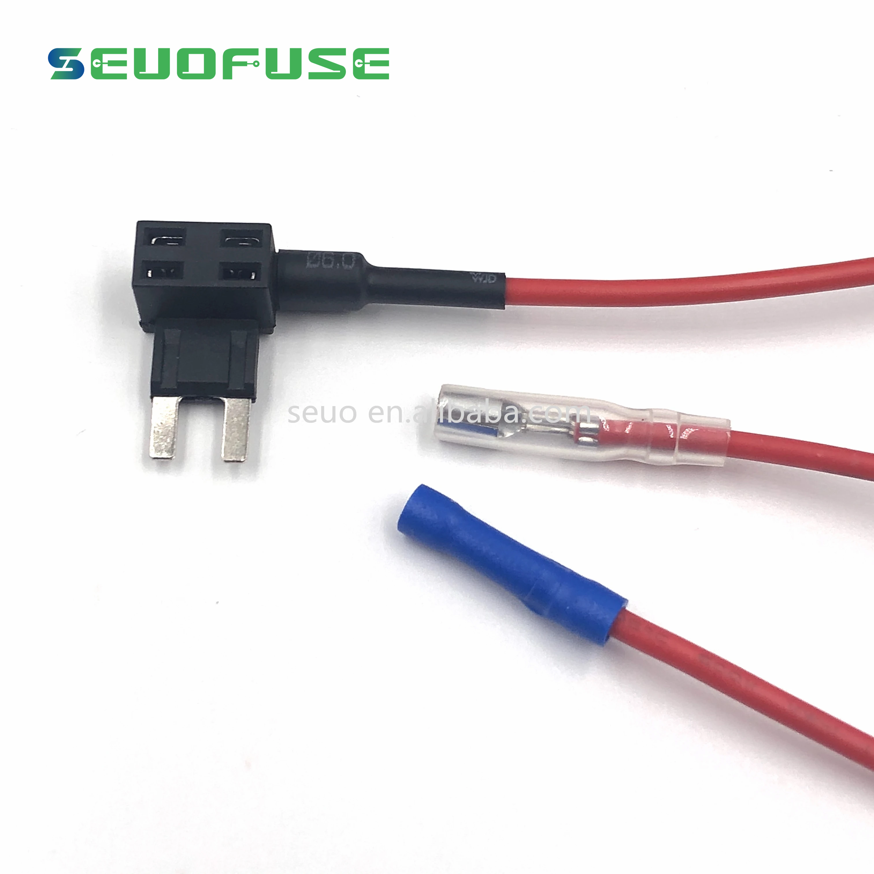 12V Car Add-a-Circuit Fuse Tap, Mini Fuse Taps ATO ATC ATM APM Fuse Holder Transparent Insulation Terminal