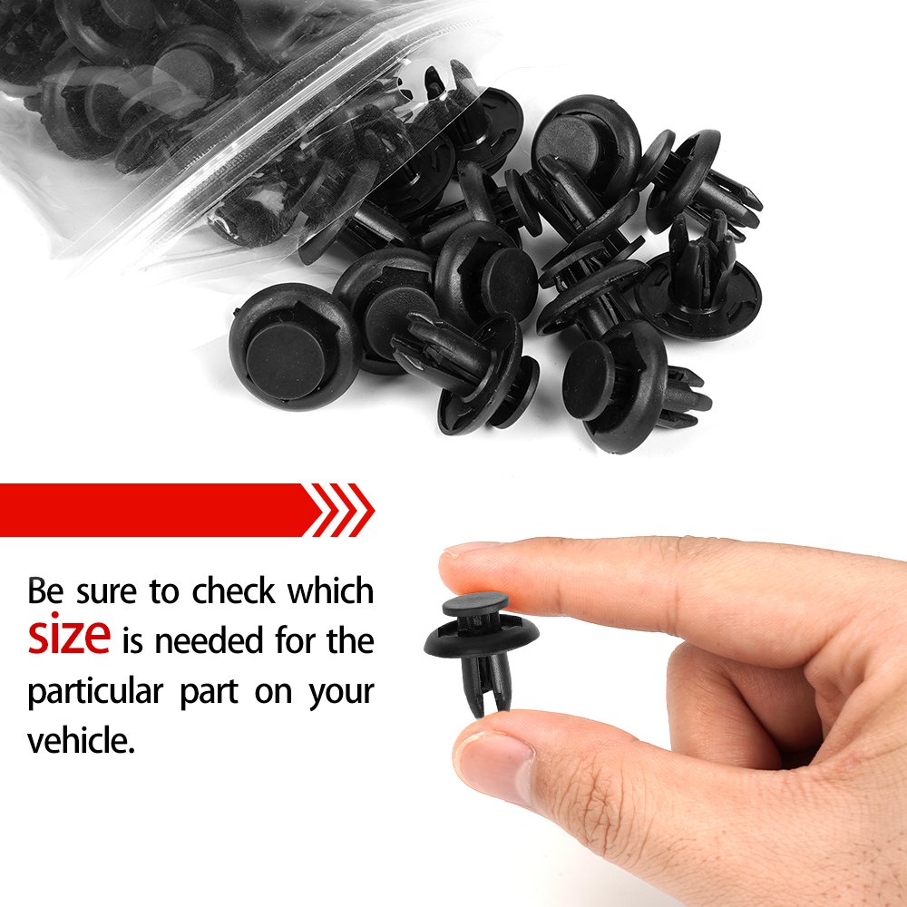 QGZ300 Auto Car Nylon Rivet Door Panel Trim Fender Bumper Nylon Plastic Clips Auto Fastener For Benz/BMW