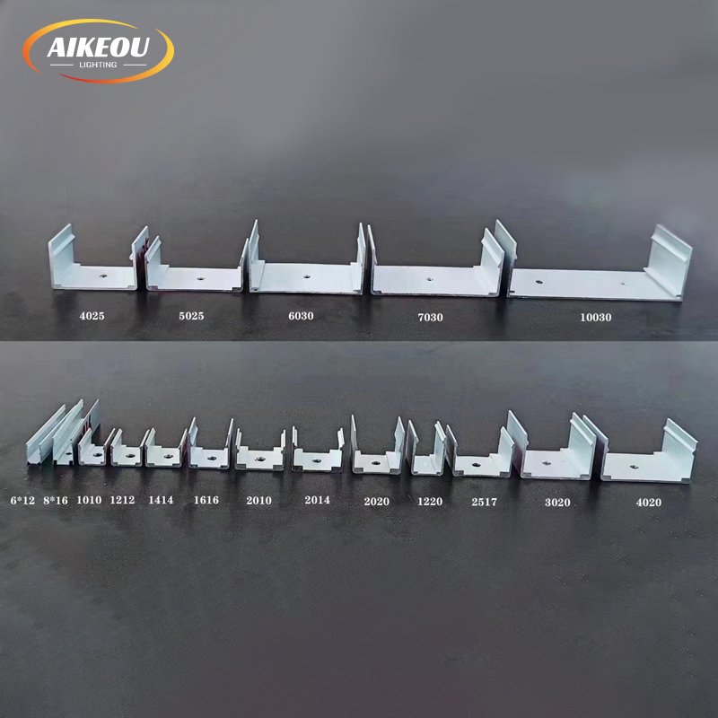 Fastener Accessories Fixing Clip Silicon Flex Neon LED Strip Light Mounting Bracket Clips