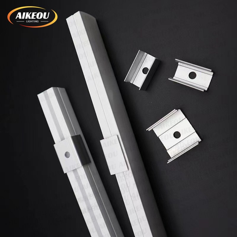 Fastener Accessories Fixing Clip Silicon Flex Neon LED Strip Light Mounting Bracket Clips