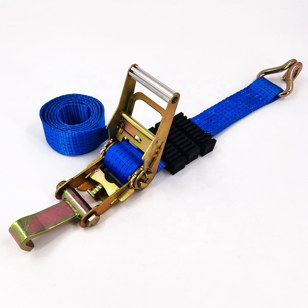VINEET 2" X 12' Heavy Duty Auto Ratchet Car Hauler Trailer Carrier tie down strap with rubber blocks