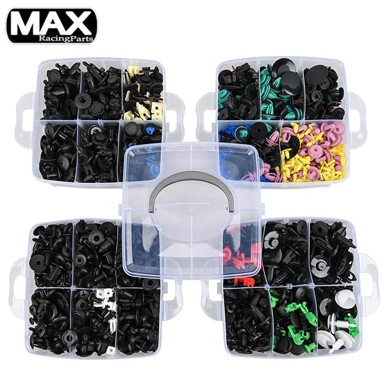 1295Pcs Car Retainer Clips Auto Fasteners Assortment 36 Sizes Nylon Bumper Fender Rivets for Ford Toyota Honda Chevrolet Audi