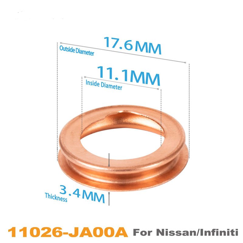 OE#11026-01M02 Gasket DRAIN PLUG SEALING WASHERS COPPER CRUSH SEALING RINGS OEM OIL DRAIN SUMP PLUG