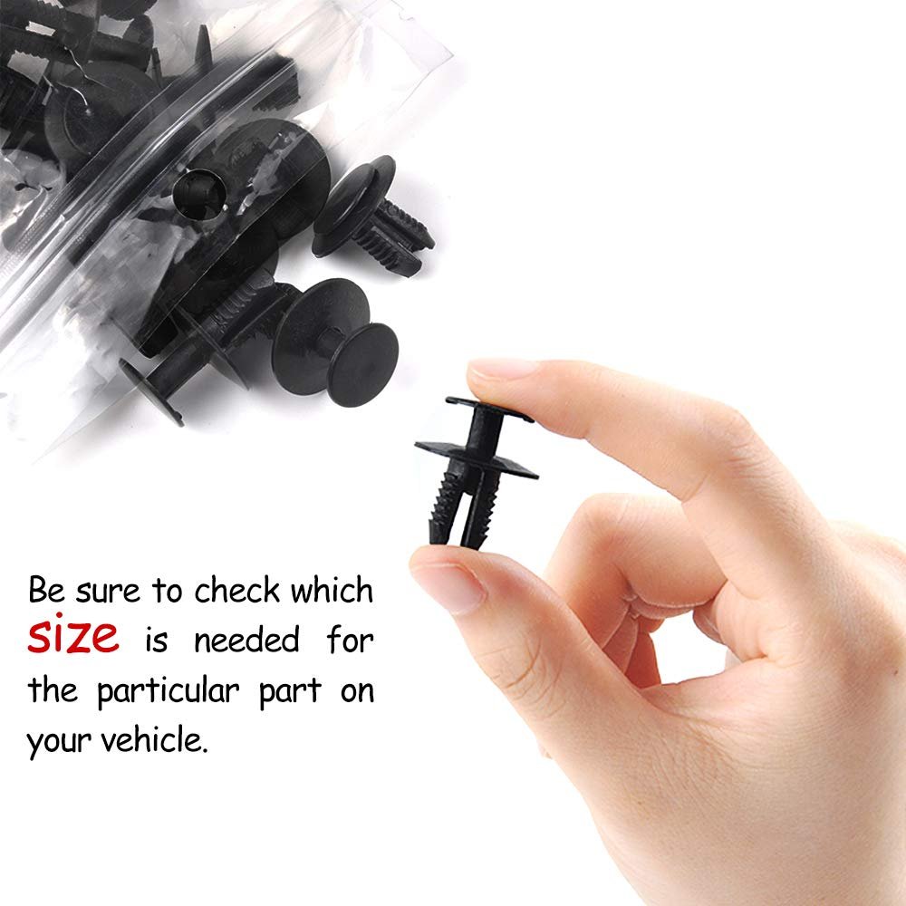 MIKKUPPA QGC-A043 Auto Car Door Panel Trim Fender Pumper Plastic Nylon Clip for Benz BMW