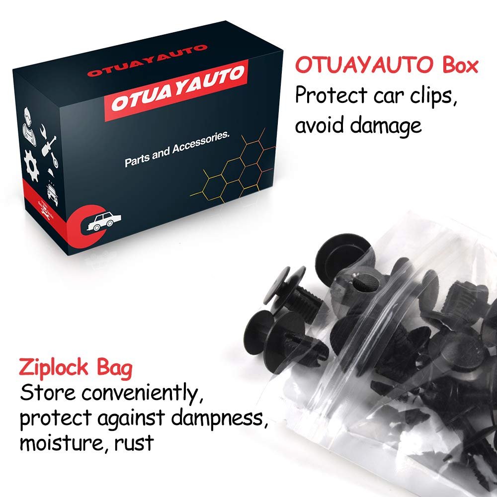 MIKKUPPA QGC-A043 Auto Car Door Panel Trim Fender Pumper Plastic Nylon Clip for Benz BMW