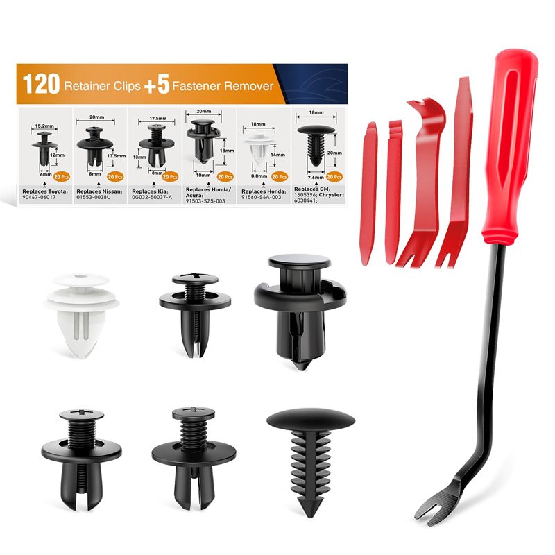 Factory Universal Automotive Plastic Push-Type Retainer Clips Fastener
