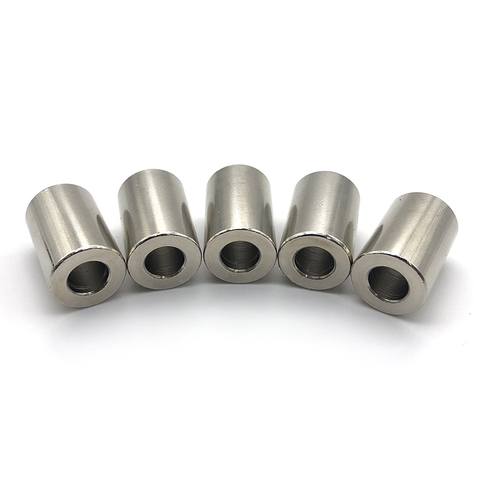 Wholesale Custom Size 10mm Round Threaded Tube Bushing Spacers Sleeve Metal Stainless Steel Bushing