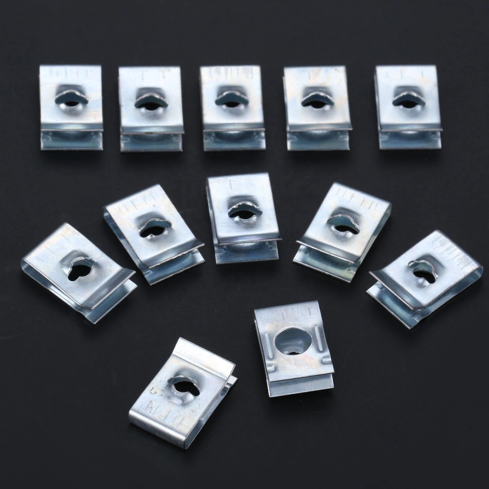 Zinc Plated Carbon Steel Panel Clips Fasteners Auto U Type Speed Grommet Car U Clip for Motorcycle Car