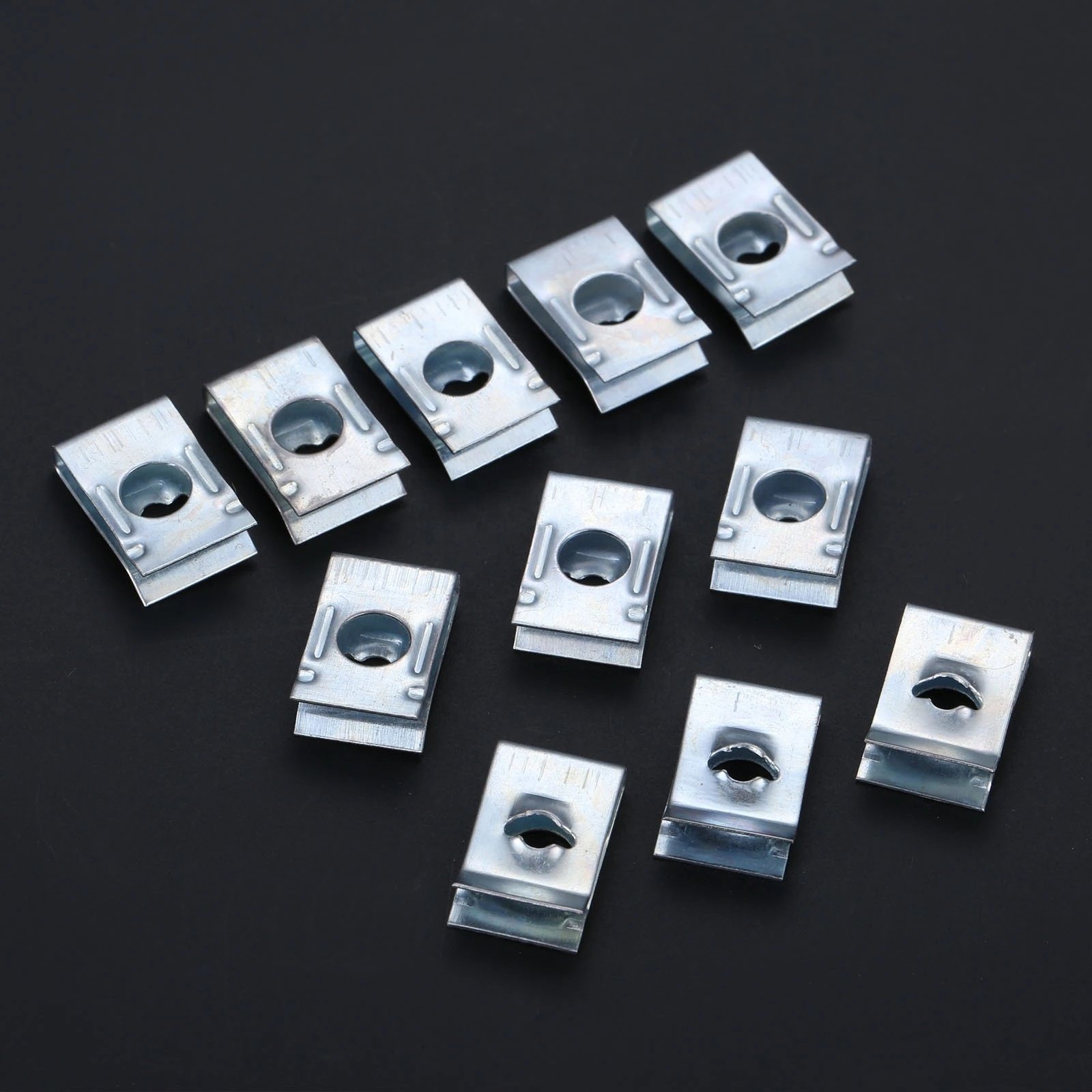 Zinc Plated Carbon Steel Panel Clips Fasteners Auto U Type Speed Grommet Car U Clip for Motorcycle Car