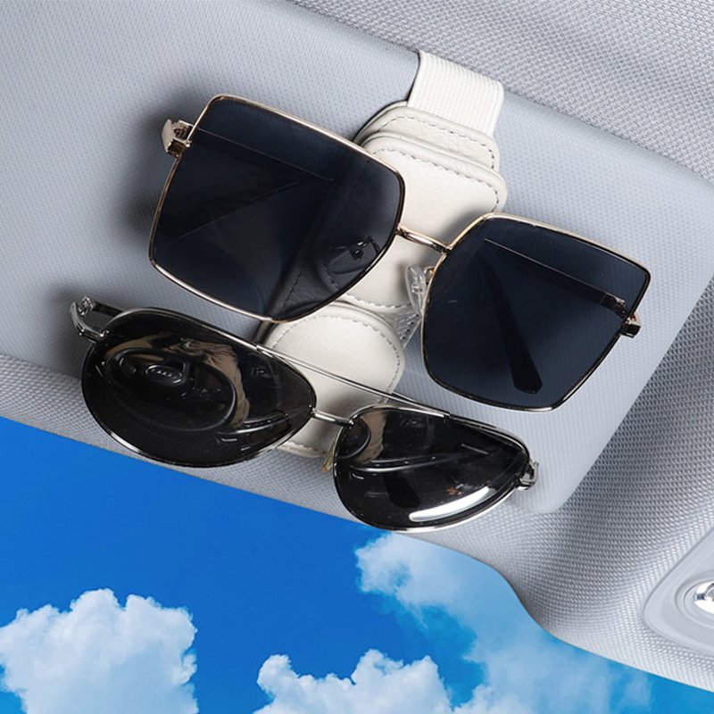 Universal Car Auto Sun Visor Glasses Box Sunglasses Clip Card Ticket Holder Stand Fastener Pen Case Eyeglasses Car Accessories