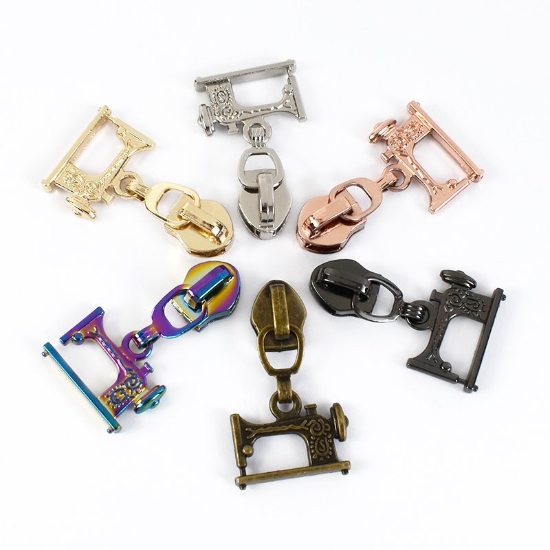 Meetee F2-5 5# Alloy Zip Fastener Puller Bag DIY Repair Kits Sewing Accessories for Clothing Bags Zipper Puller Slider