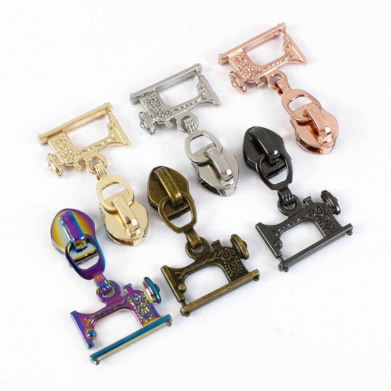Meetee F2-5 5# Alloy Zip Fastener Puller Bag DIY Repair Kits Sewing Accessories for Clothing Bags Zipper Puller Slider