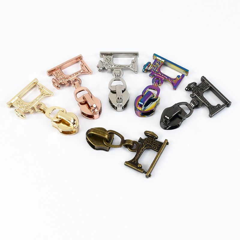 Meetee F2-5 5# Alloy Zip Fastener Puller Bag DIY Repair Kits Sewing Accessories for Clothing Bags Zipper Puller Slider
