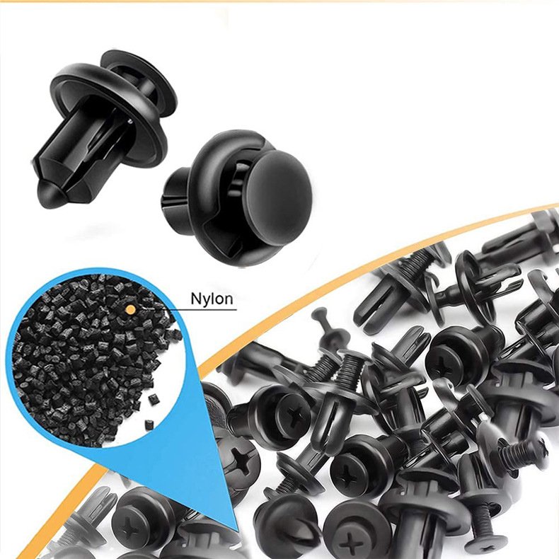 Universal Auto Push Car Bumper Retainer Fastener Plastic Nylon Clip Rivets
