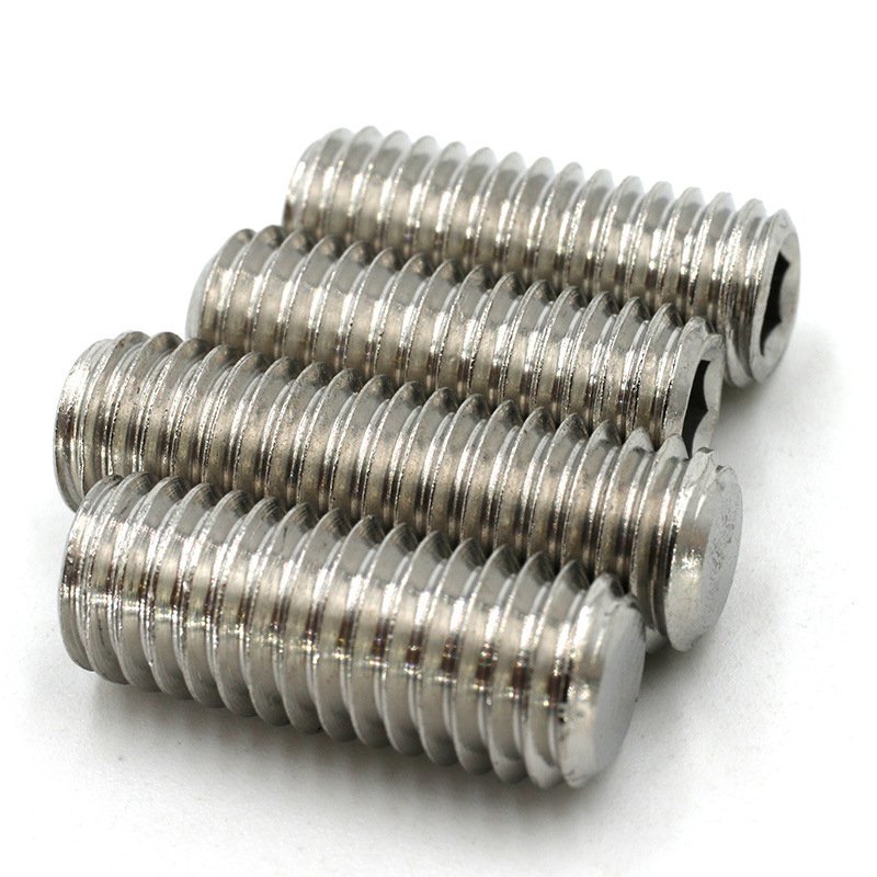China Suppliers Stainless Steel Screw Fasteners, Set Screw Hexagon Socket Set Screws With Flat Point