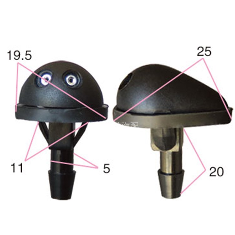 Universal Big Discount a Pair Windshield Wiper Spray Jet Washer Nozzle Windshield Nozzle
