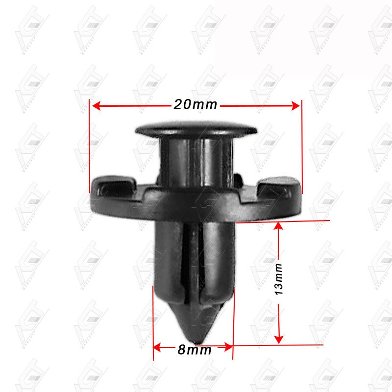 Car Plastic Fender Clips Fasteners auto fastener bumper clips 01553-09321 90044-68320