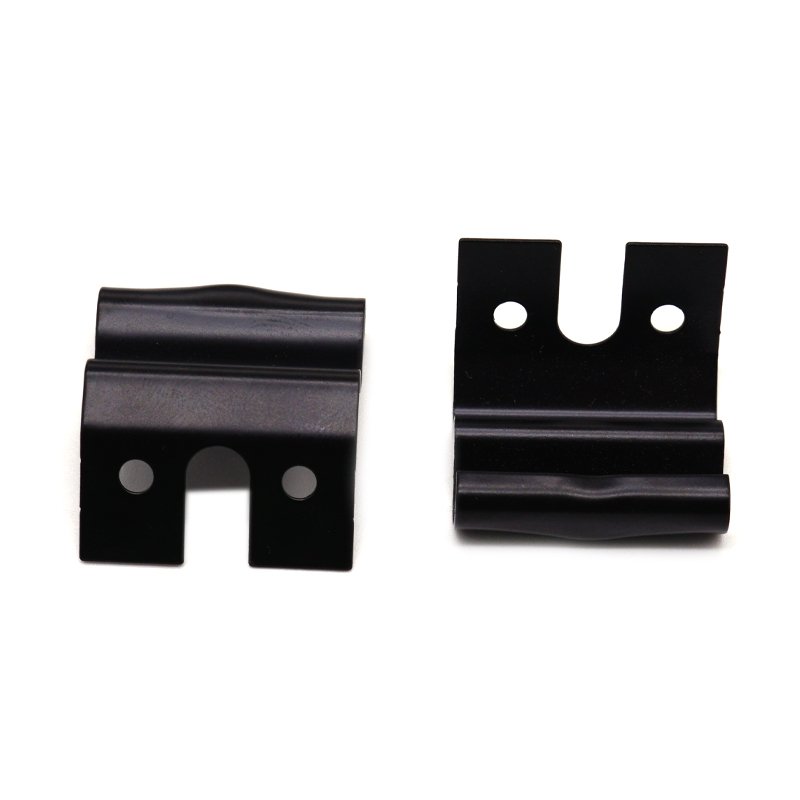 Factory Custom Stamping Parts Black Clip U Shape Spring Steel Clip for Tube