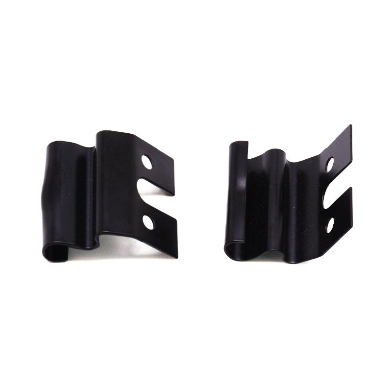 Factory Custom Stamping Parts Black Clip U Shape Spring Steel Clip for Tube