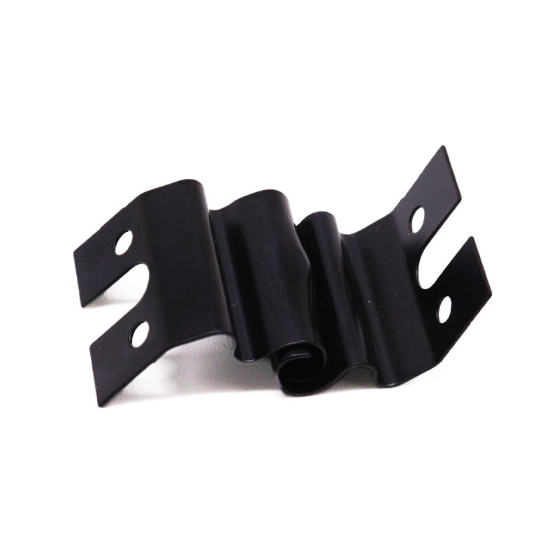 Factory Custom Stamping Parts Black Clip U Shape Spring Steel Clip for Tube