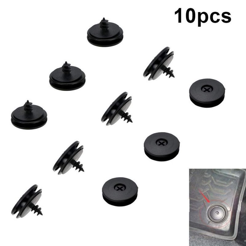 10pcs Universal Car Floor Mat Clips Retention Holders Grips Carpet Fixing Clamps Buckles Anti Skid Fastener Retainer Resistant