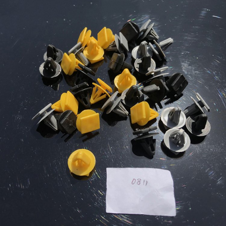 Automotive Plastic Clips and Fasteners Trim Panel Clips Fastener Push Pin Rivets Auto Door Bumper Fender Liner