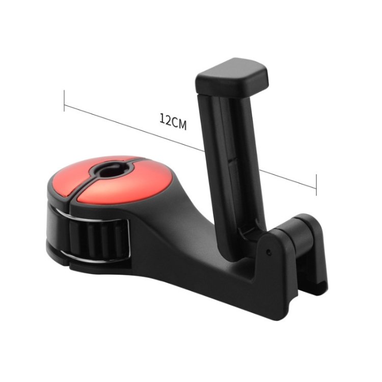 Auto Fastener Clip Car Multifunctional 360-Degree Rotation Magnetic Rear Headrest Mobile Phone Hook for Phone Within 9cm