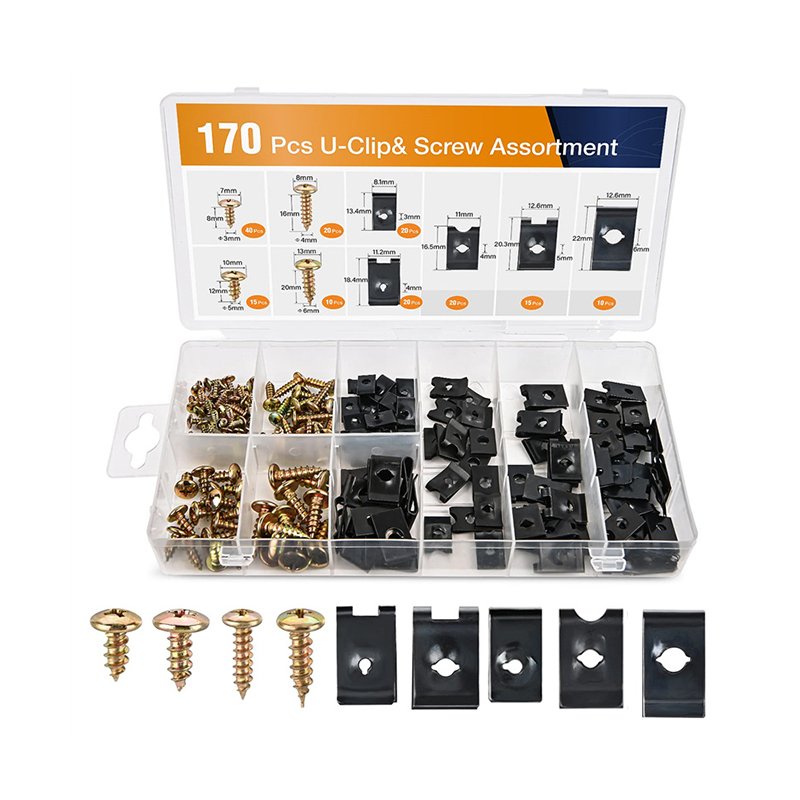 Metal Self Tapping Screws Universal Auto Bumper Retainer Push Clips Body Car Auto Clips And Fastener