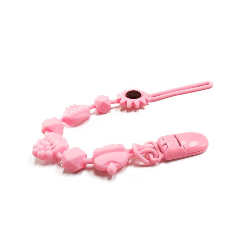Silicone Pacifier Clip for Newborn Baby Infants Clips Pacifier Leashes