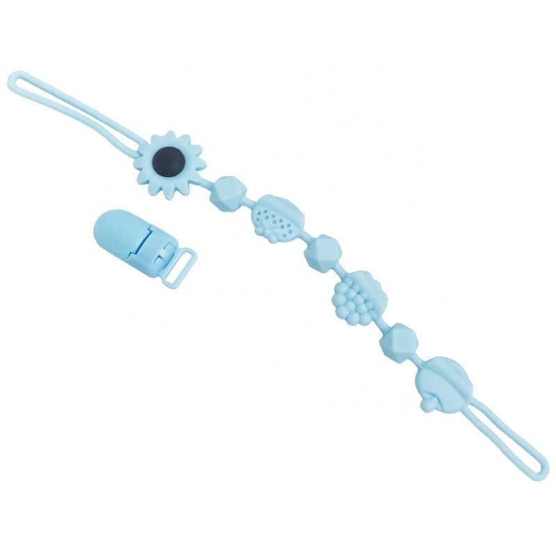 Silicone Pacifier Clip for Newborn Baby Infants Clips Pacifier Leashes