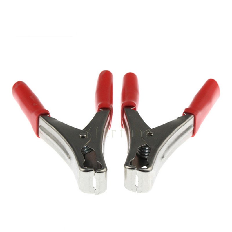 30A 50A Nickel Plated Iron alligator Clips Red and Black Connection test Clips Charge Custom New Energy Charging