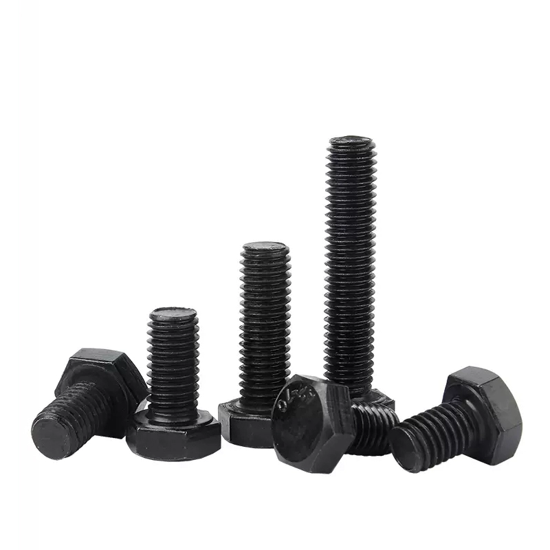 Black Zinc Plated Stainless Steel Hex Bolt Din933 Din931 Fasteners M12 M13 Hexagon Bolts 8.8 Hex Screw Bolt Price