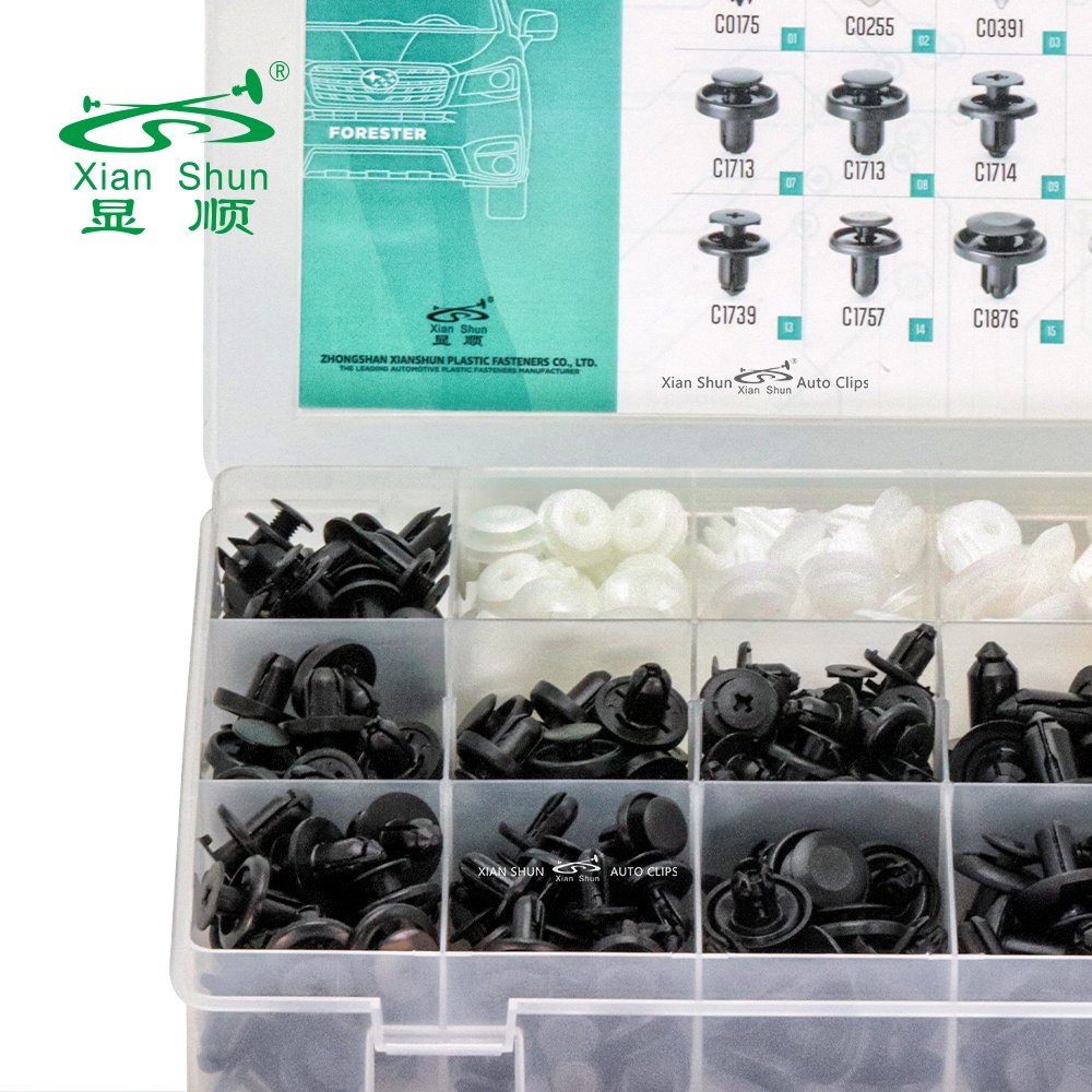 XianShun 441pcs Assortment Kits Auto Fastener Clips For Subaru Forster 2019-Present Universal Car Repair Assorted Kit