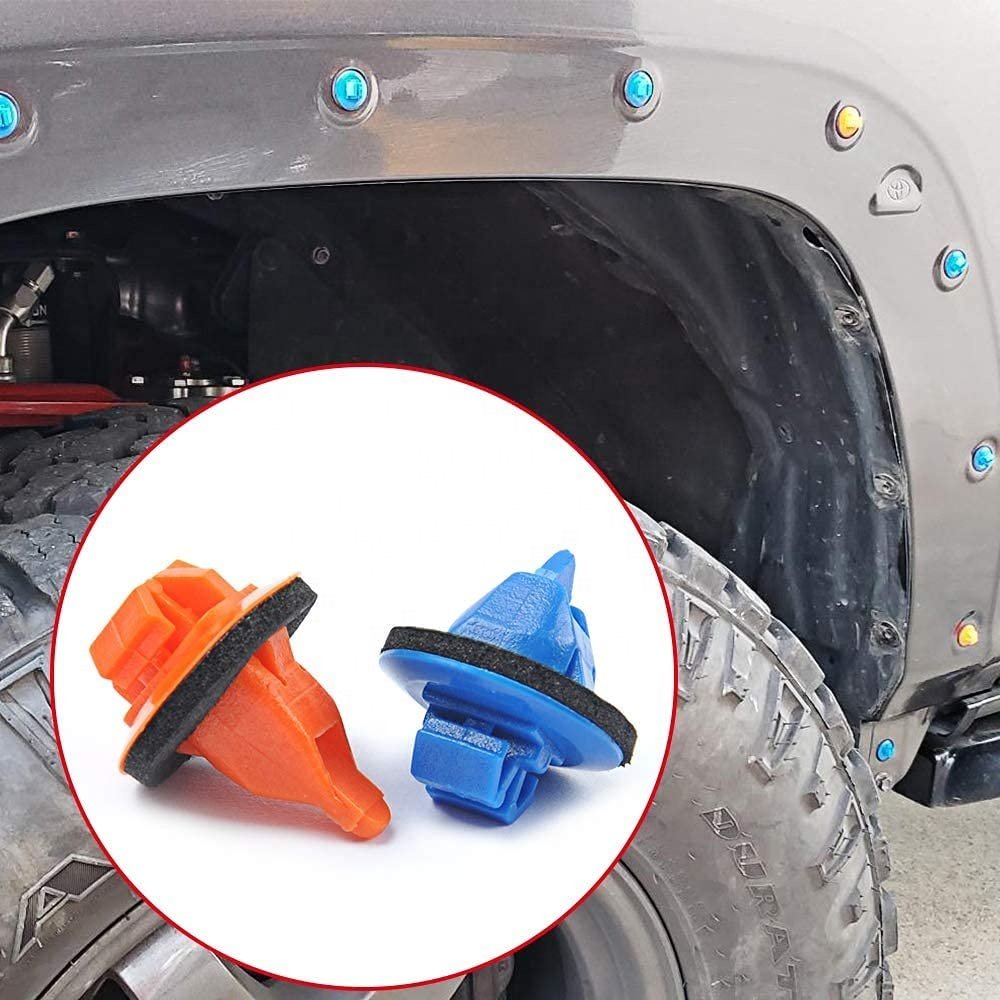 50PCS Fender Flare Clips Molding Retainer Clips for Toyota 4Runner /RAV4 Push Door Trim Fastener OEM: 75495-35010 75397-35010