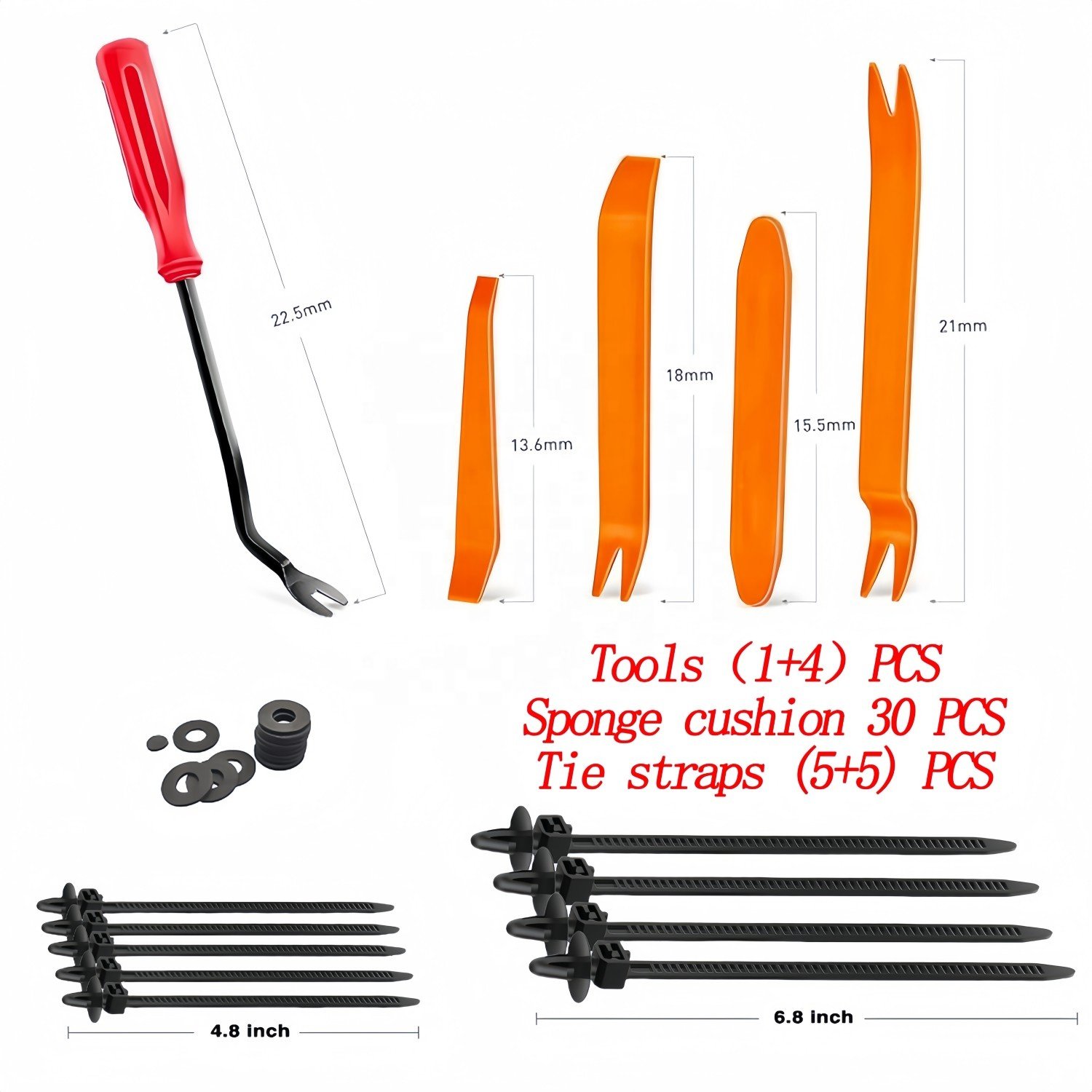 680PCS 23 Kinds Car Plastic Fastener Clips Set Mixed Auto Body Push Retainer Pin Rivet Bumper Door Trim Panel Fastener Clip
