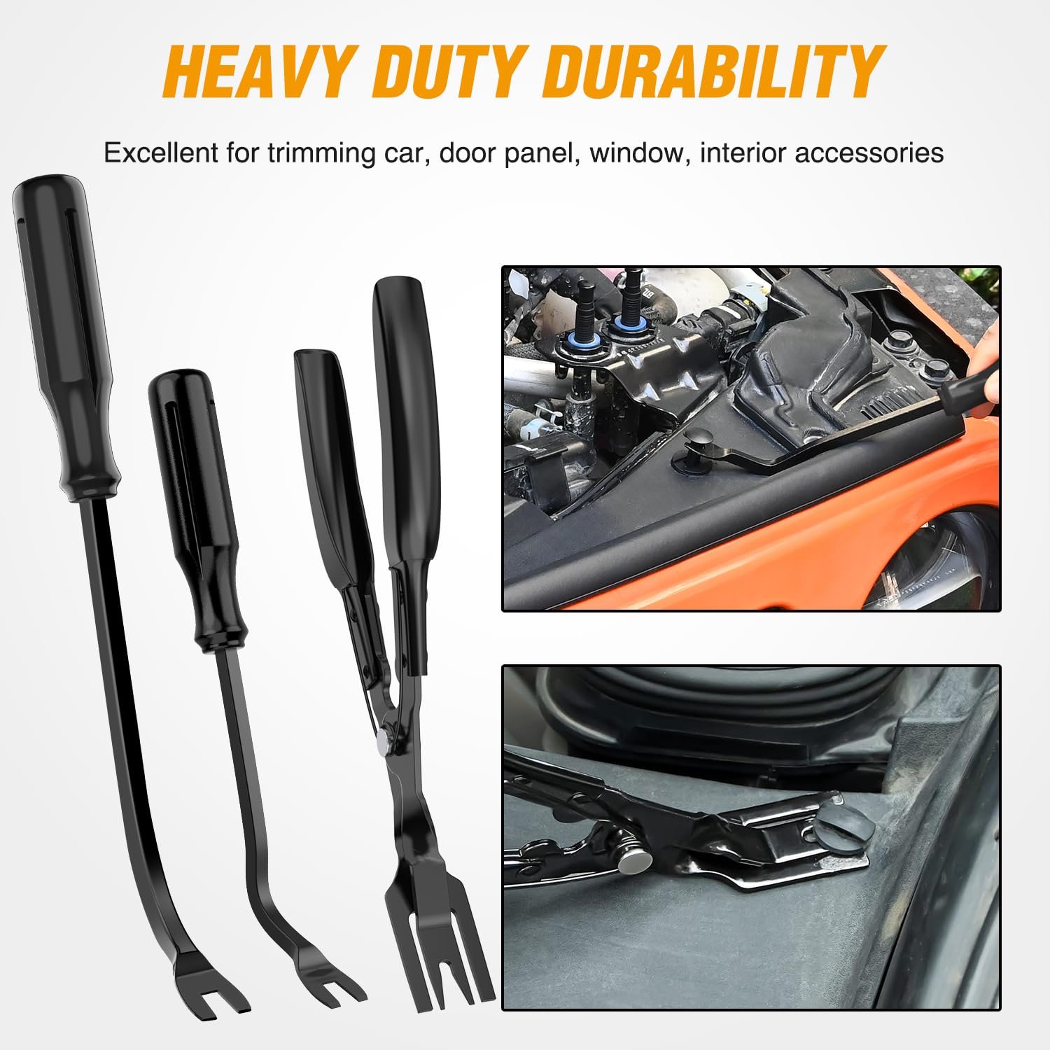 238Pcs Auto Car Trim Removal Tool Kit Upholstery Tools Clip Terminal Removal Clip Pliers Tool Kit Trim Fastener Auto