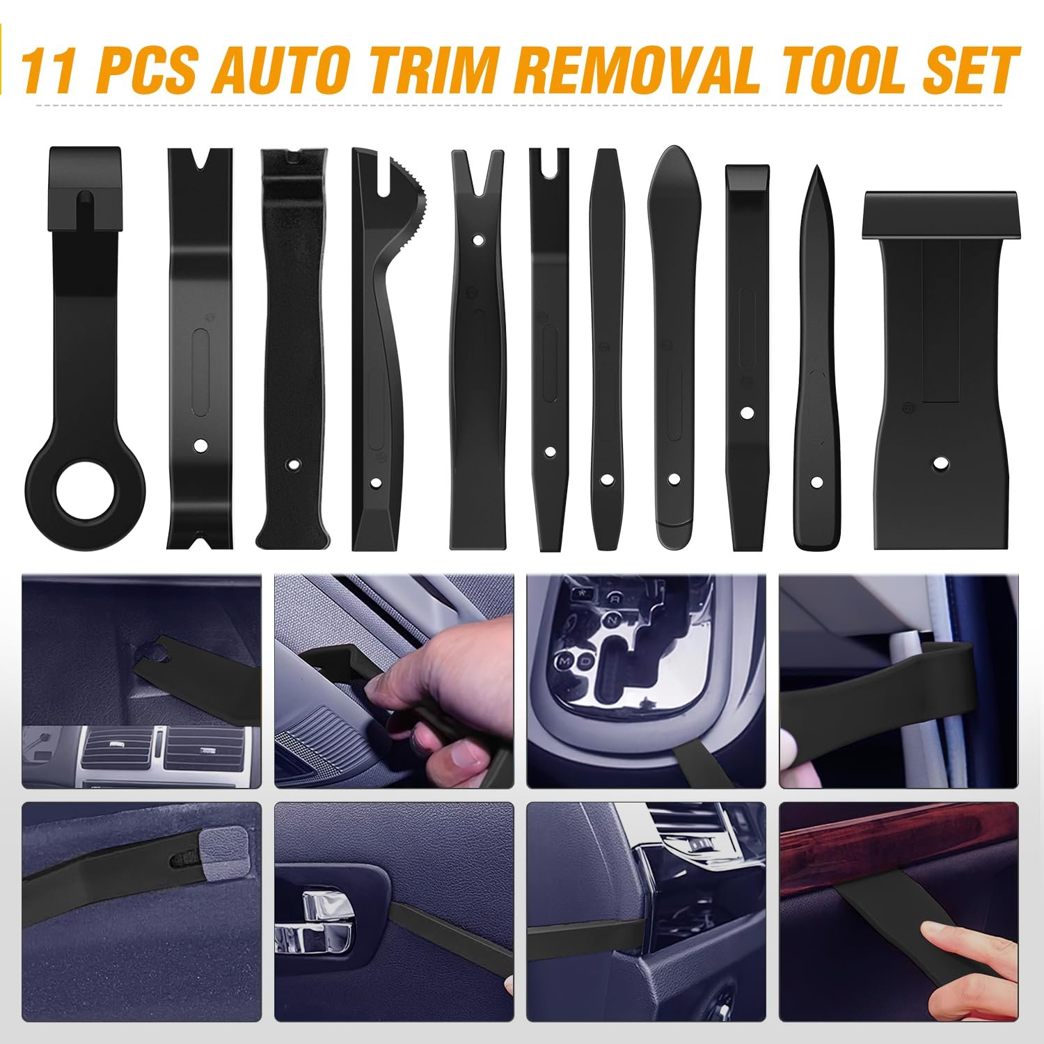 238Pcs Auto Car Trim Removal Tool Kit Upholstery Tools Clip Terminal Removal Clip Pliers Tool Kit Trim Fastener Auto
