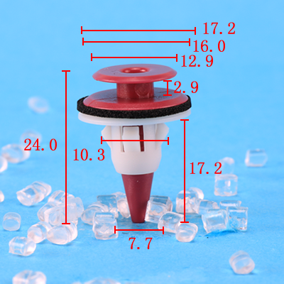 Automotive plastic Trim panel Clips Auto plastic clips and fasteners plastic clips for cars Plastic rivets 081122