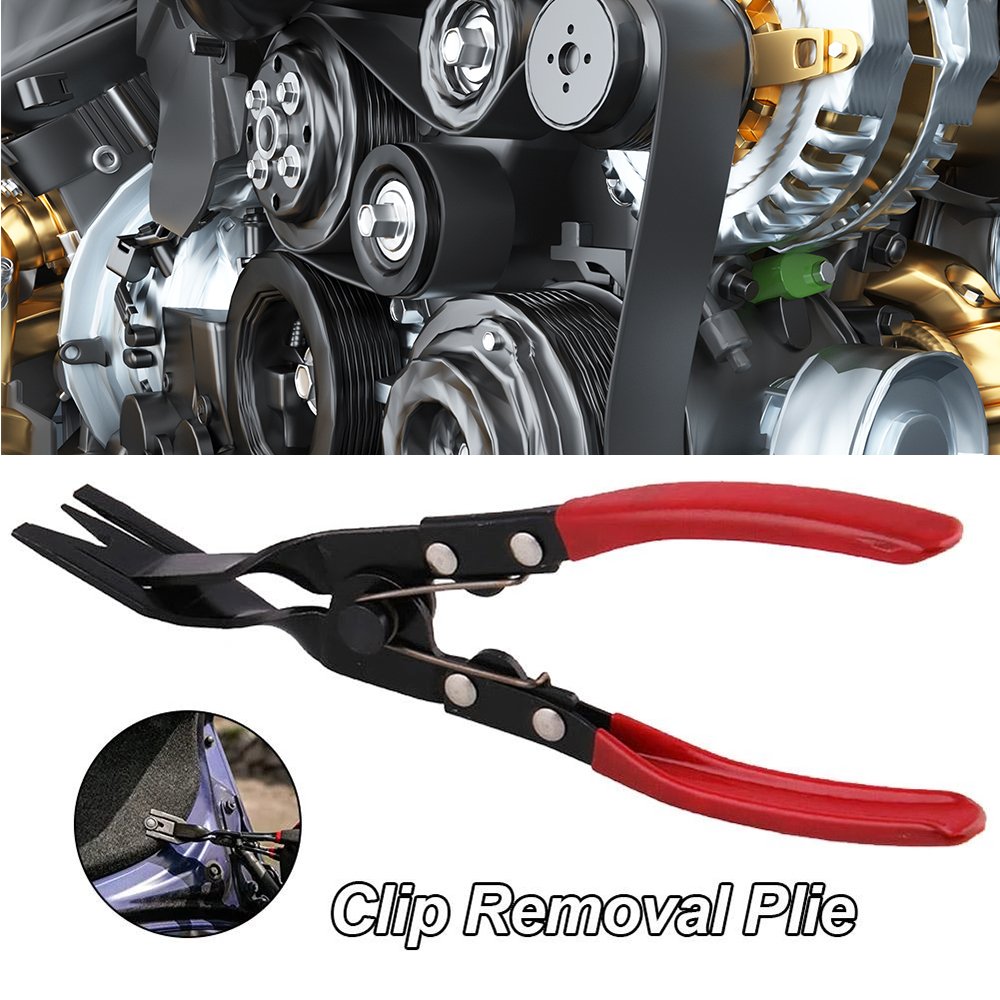 Auto Door Inner Parts Remover Car Buckle Starter Fastener Pry Removing Tool Disassemble Trim Clip Plier HeadLight Plier Metal