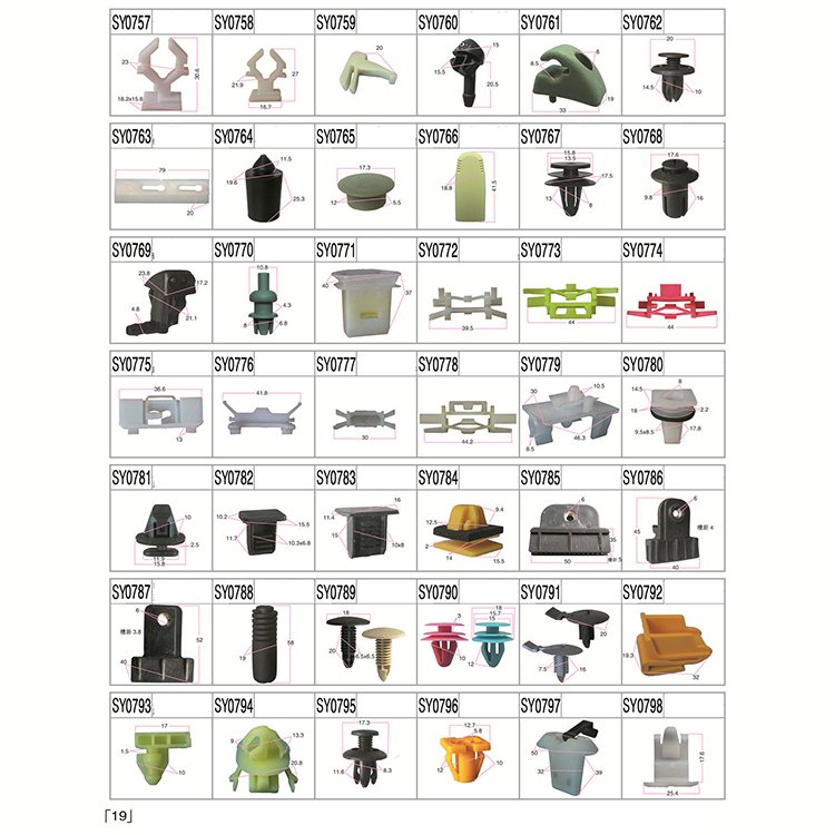Auto Push Pin Rivets Set Door Trim Panel Clips/HandsEase Car Retainer Clips and Plastic Fasteners