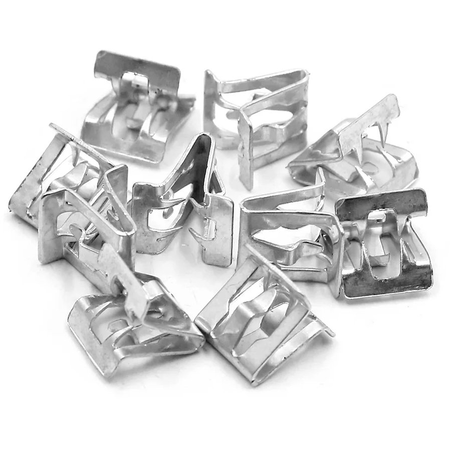 Custom Metal Rivets Car Interior Dashboard Panel Trim Clips With Hole Stainless Steel Stamping Clip