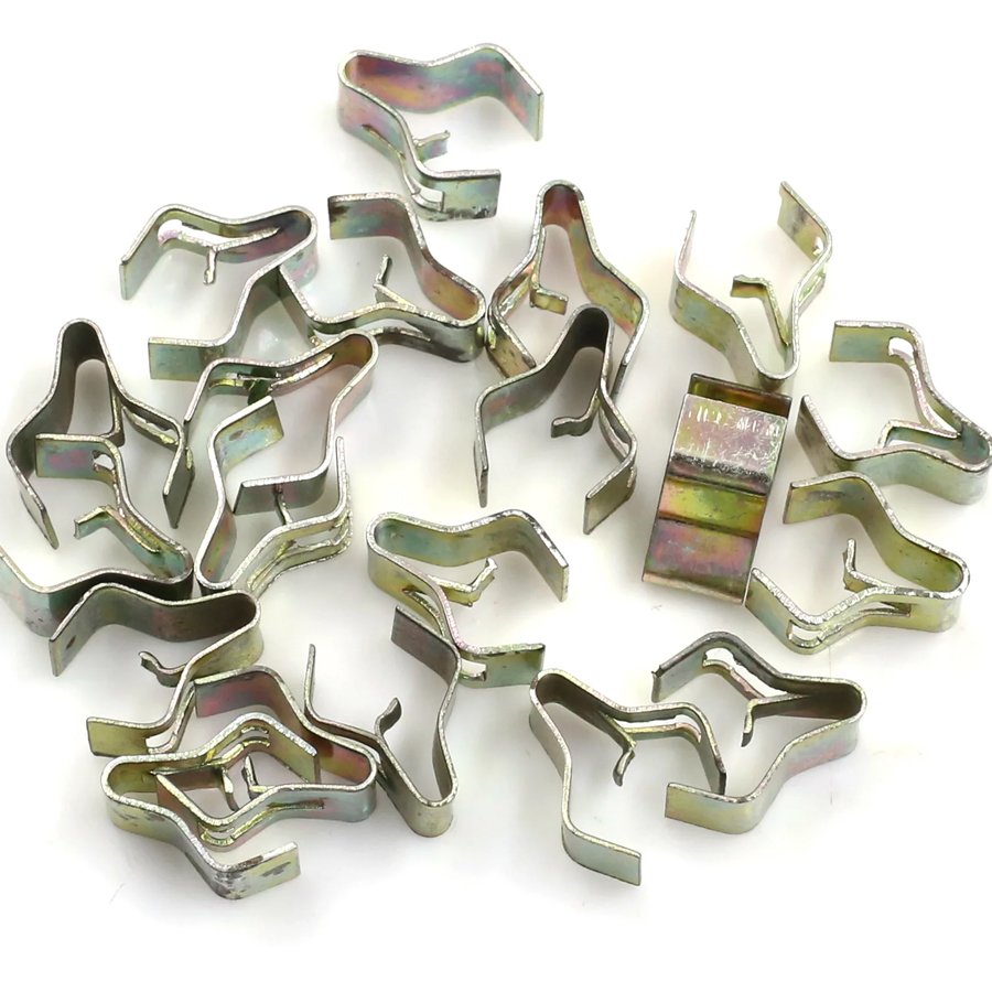 Custom Metal Rivets Car Interior Dashboard Panel Trim Clips With Hole Stainless Steel Stamping Clip